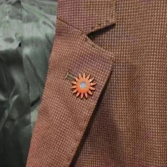 CASABA Men's Burgundy Red Fully Lined Sport Coat Jacket Blazer - Picture 8 of 8